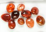 Lot: / lbs Polished Carnelian Agate (- Pieces) #77286-1